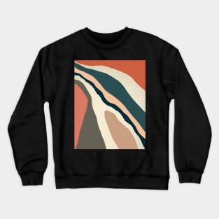 Swell - Modern Abstract Print Crewneck Sweatshirt